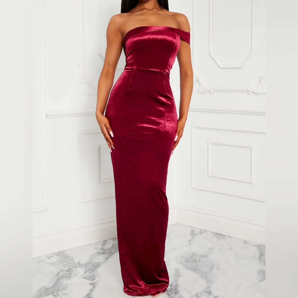 Velvet Maxi Dress New with Tag